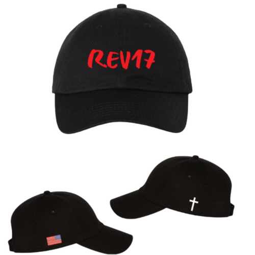 Black REV17 Dad Hat
